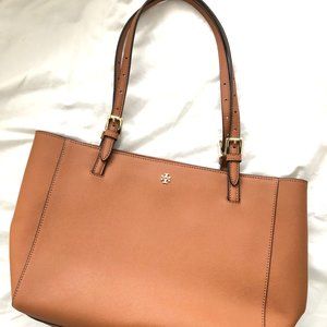 Tory Burch Brown Leather Medium York Tote NWOT